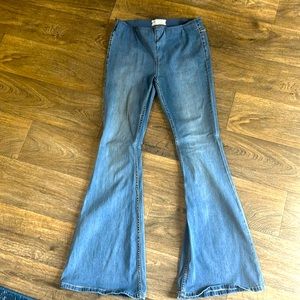 Free People Elastic Flares